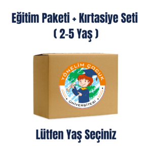 Eğitim Paketi + Kırtasiye Seti (2–5 Yaş)