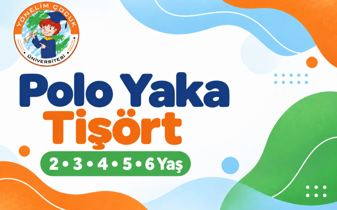 Polo Yaka Tişört — 2, 3, 4, 5, 6 yaş
